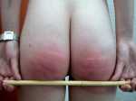 girl slapping bare bottom female spanked their want who